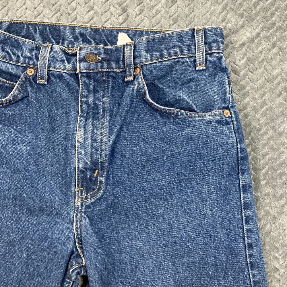 Vintage Levi's 505 Orange Tab Straight Leg Jeans Men's (30x 23) Blue USA